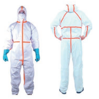 Disposable medical type 4/5/6 coveralls