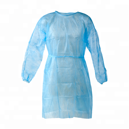 High Quality Medical Non Woven PP Disposable Waterproof Isolation Gown