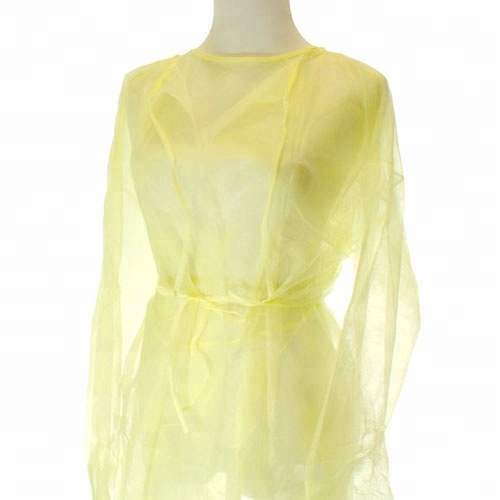 High Quality Medical Non-Woven PP Disposable Waterproof Isolation Gown