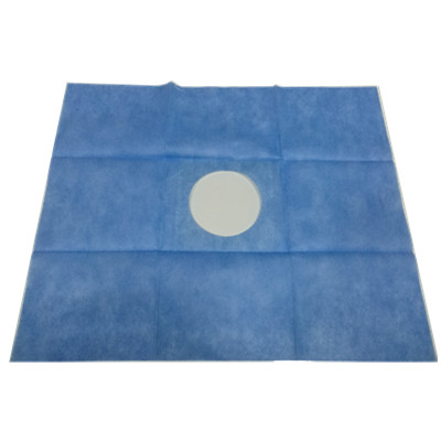 Disposable Nonwoven Surgical Drape  Hospital  Fenestration Surgical Drape with or without Adhesive