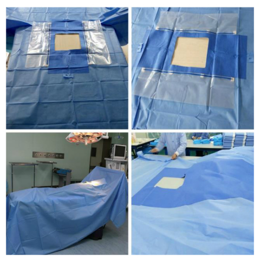 Disposable SMS surgical eye incision drape