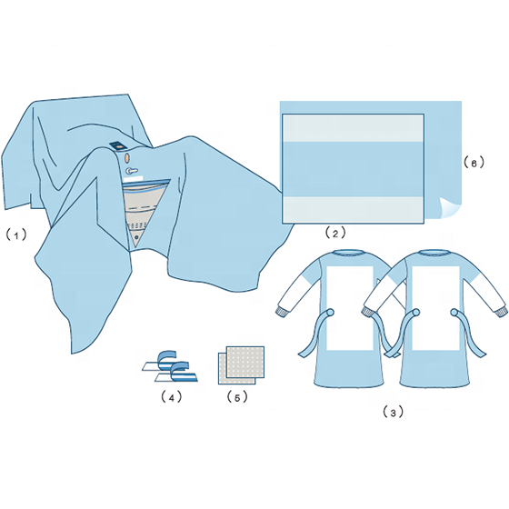 Medical Disposable sterile surgical TUR Pack/ Urology Set
