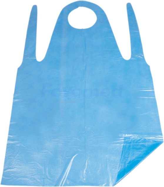 Disposable Waterproof Cleaning Plastic Biodegradable White Blue PE/CPE/PVC Apron
